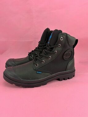 Palladium Pampa Sport Cuff Unisex Black Waterproof Lace-Up Boots